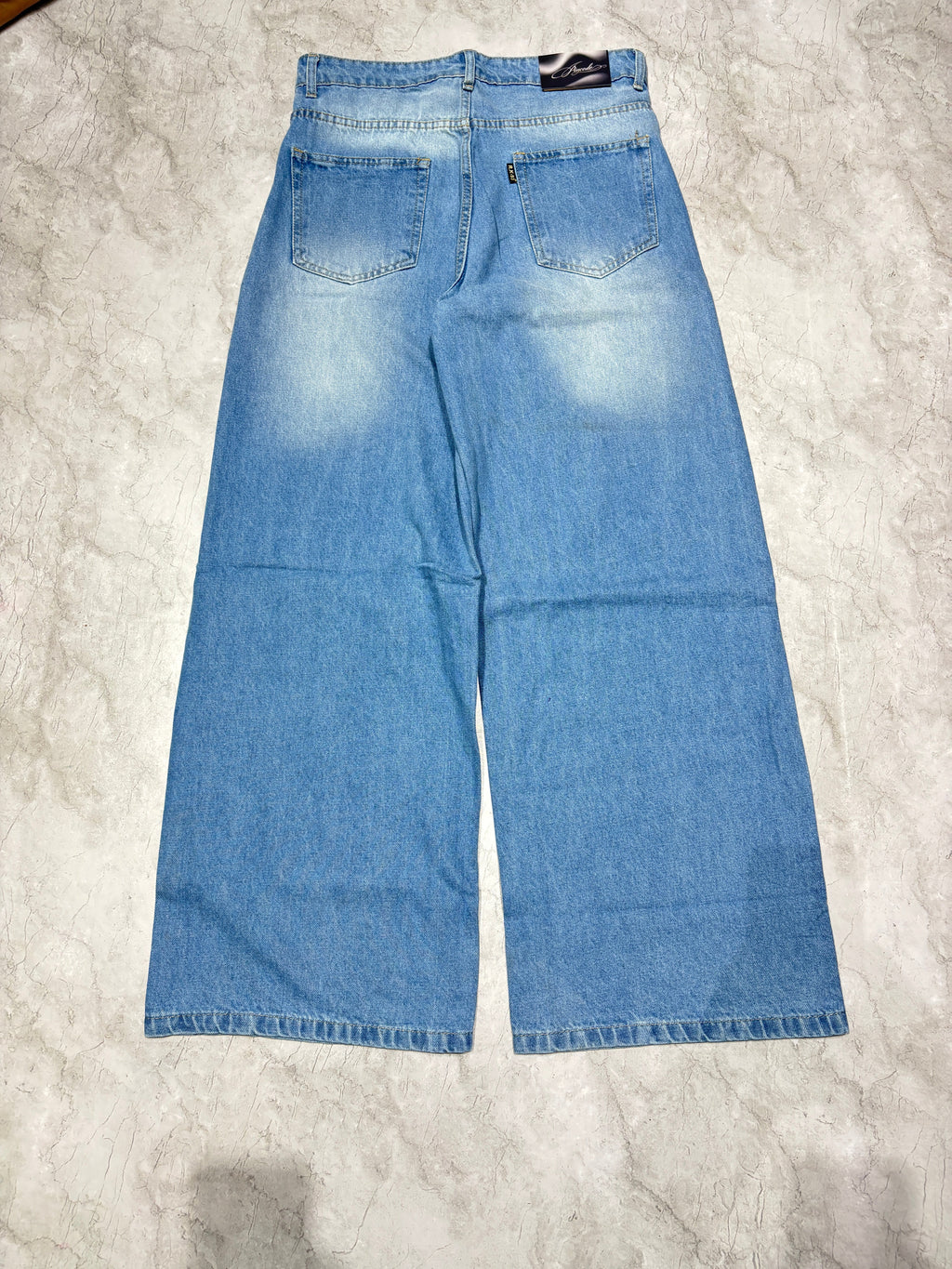 Sky blue wash