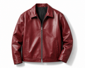 Red leather jacket