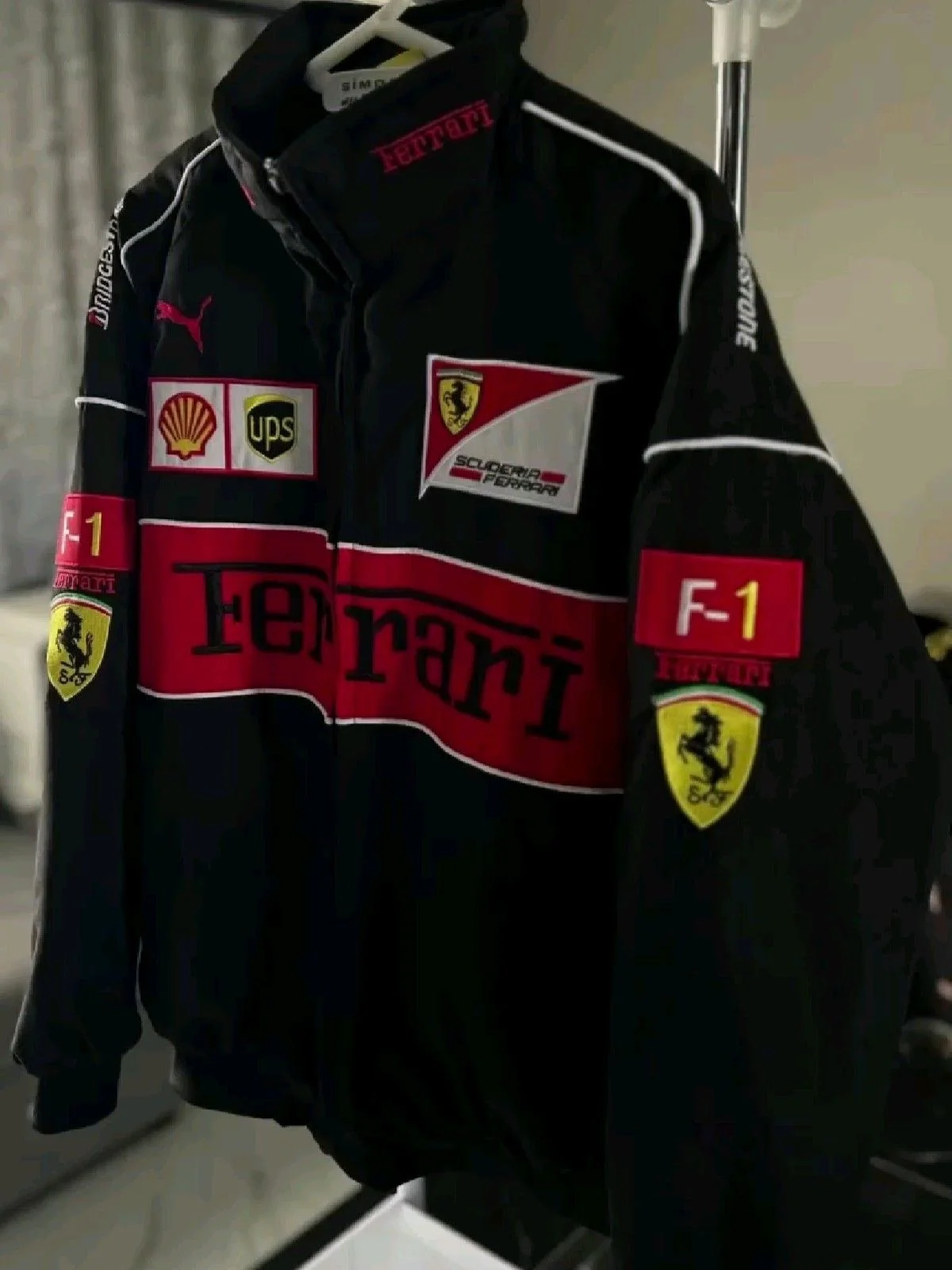Black ferrari jacket