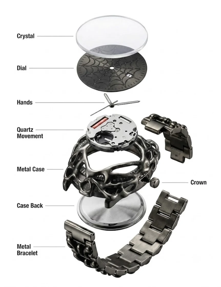 Gothic balck dial