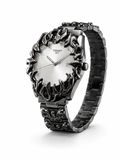 Gothic silver dial